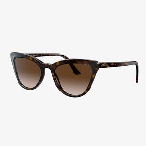 $355 PRADA New Sunglasses Cateye Havana Tortoiseshell 01VS CATWALK